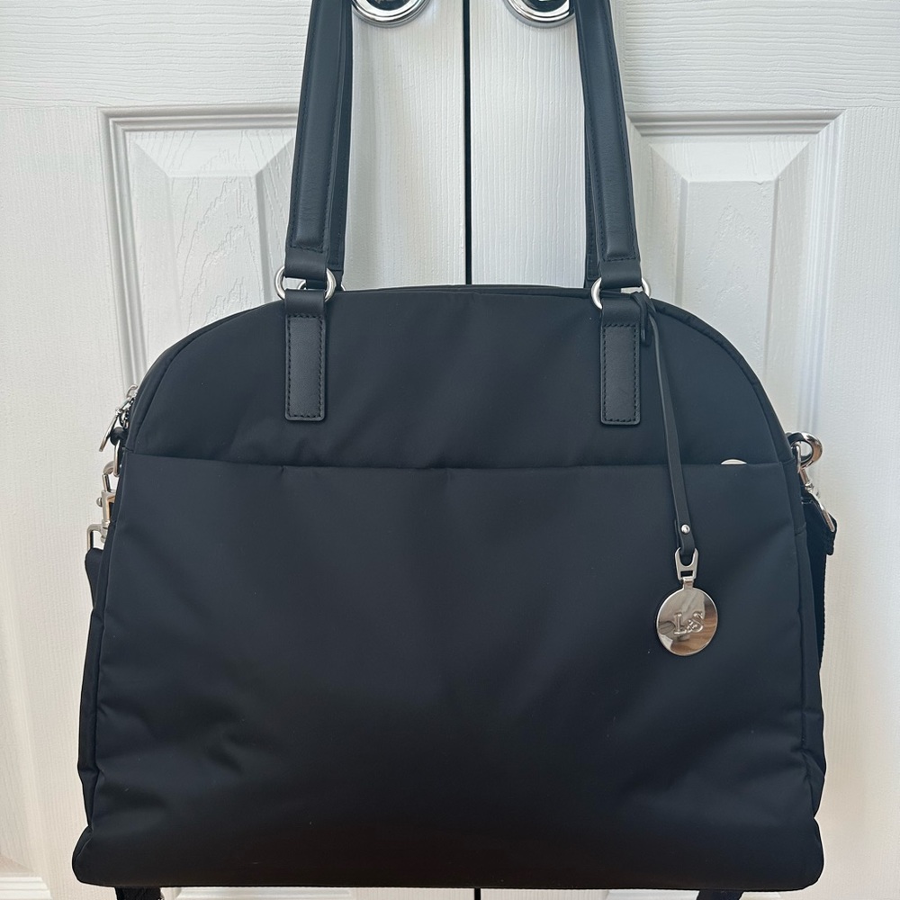 Lo & Sons O.G. Bag in Black/Silver/Lavender